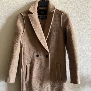 J.Crew boiled wool coat -size 0